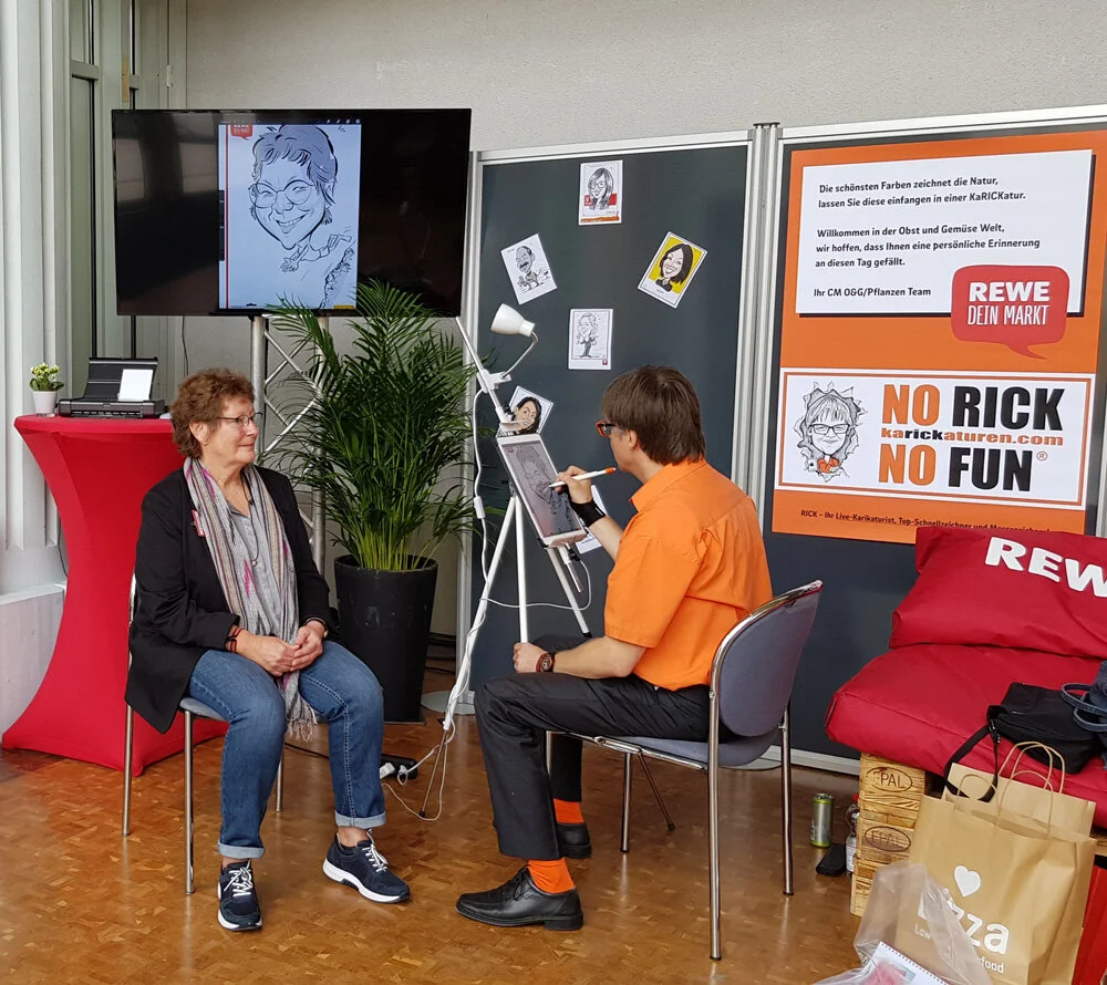 Schnelllzeichner auf Kongress in Hannover - 1