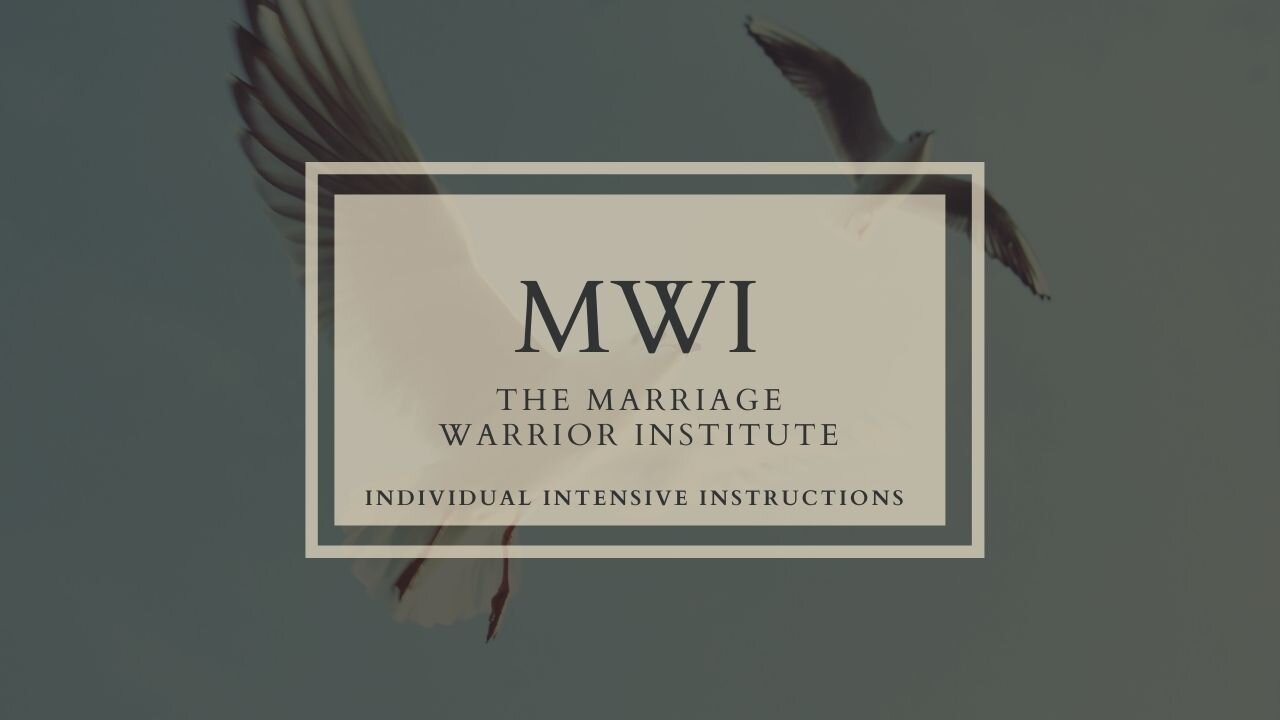 Video 1: Individual Intensive Instructions