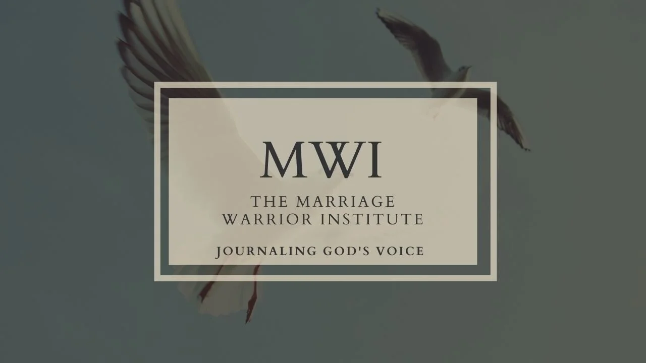 Video 6: Journaling God's Voice