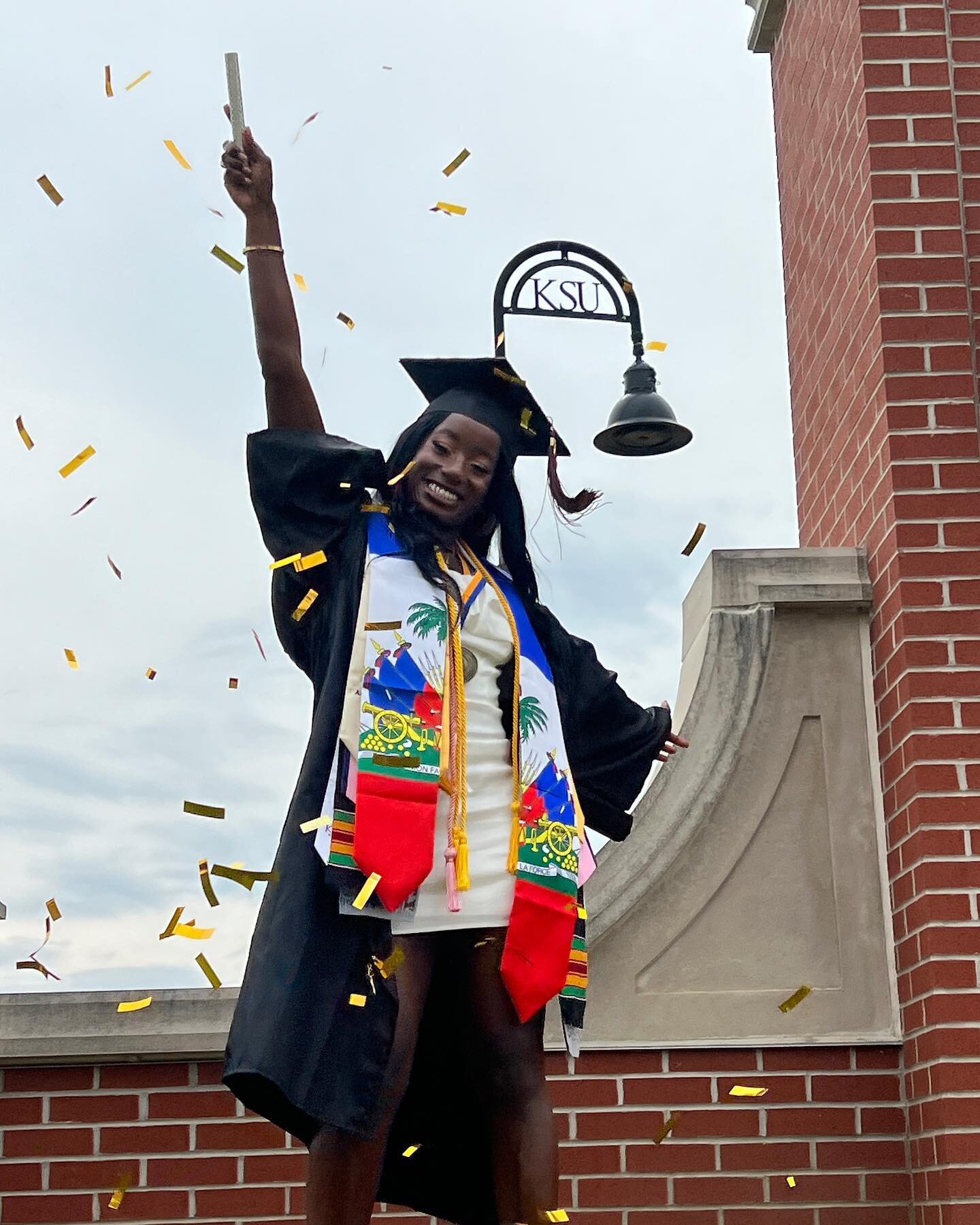 As a first generation Haitian American and college student, these past four years of college and everything leading up to this moment from the day I was born has been a journey. 🇭🇹🎓

When I was 9, I knew I wanted to go to college out of state. Whe