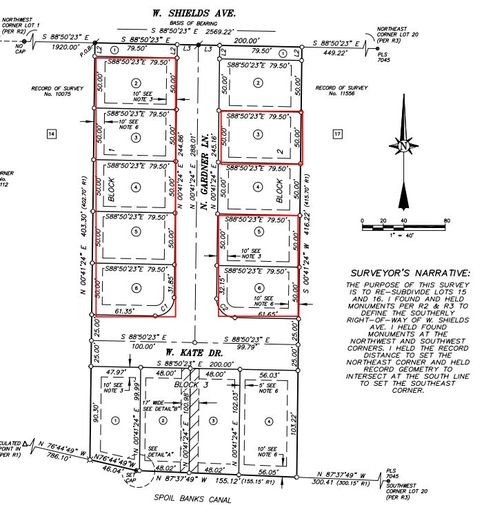 Caritas Commons Phase 2 (8 homes) highlighted in red.