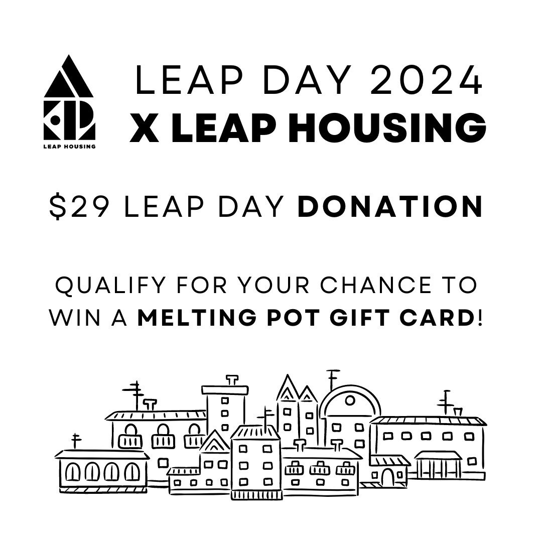 We're closing out #LeapDay 2024 with some prizes! Donate $29 or more today and you'll be entered to win a gift card from @themeltingpot_boise.

Your donations support creating more affordable homeownership opportunities for households in Idaho - join