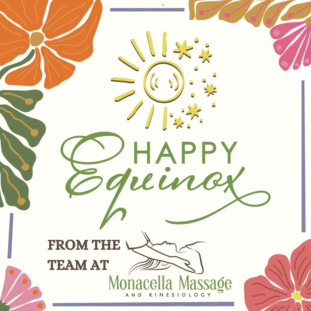 Happy Spring Equinox! Get ready for the nice, sunny weather ahead 🌞

Schedule a massage with us and bask in the beautiful view from our windows as the sun rolls in. Call us at (814) 838-3622 or book online at monacellamassage.com