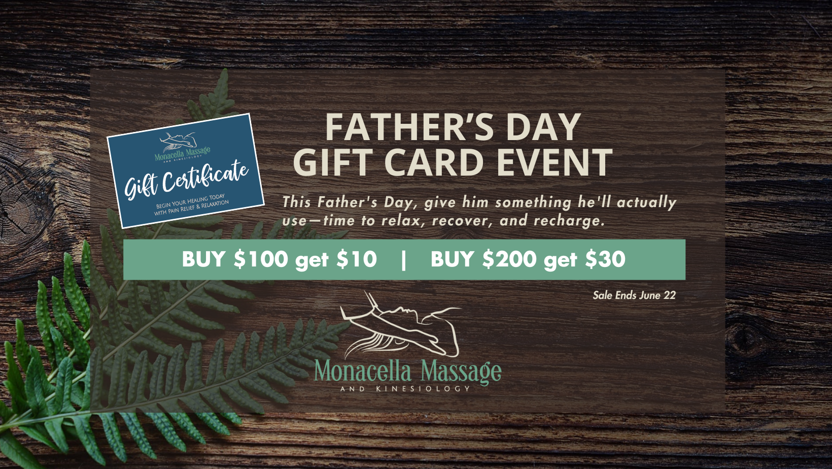 Father's Day Gift Card Event