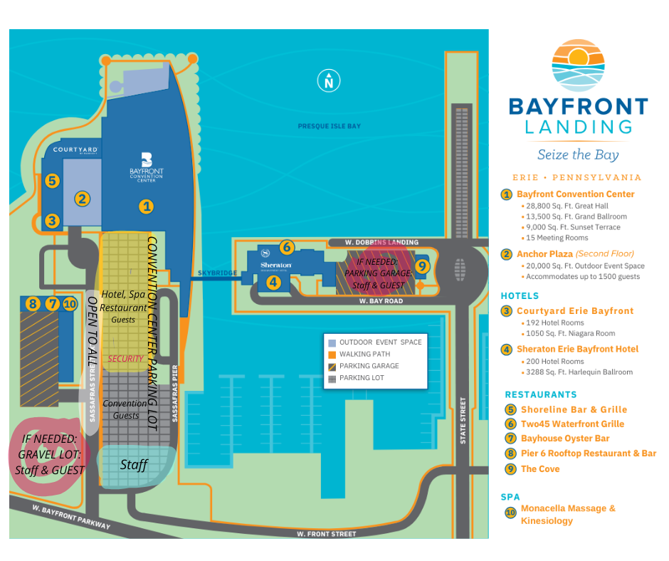 Bayfront Landing Parking Map