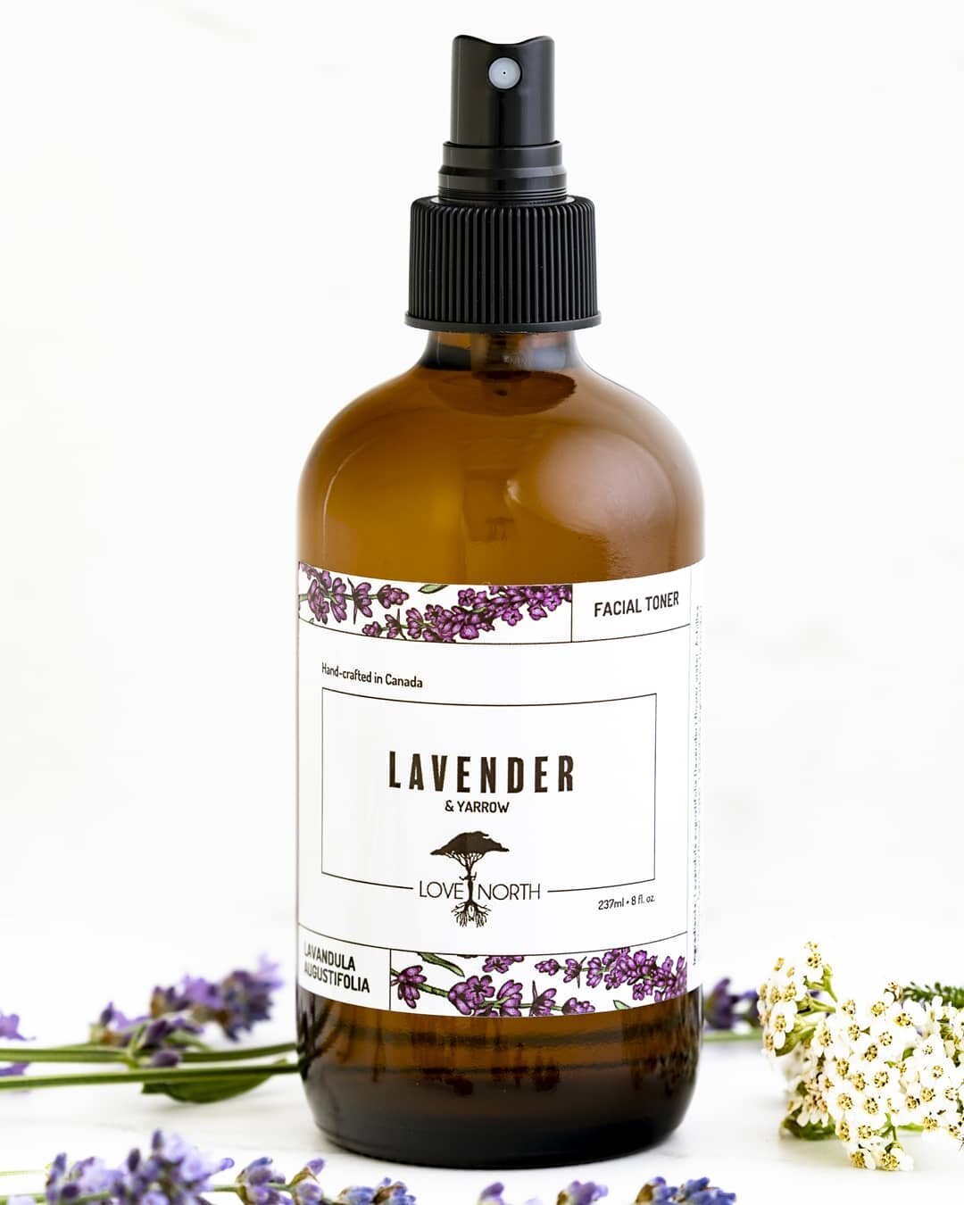 Our Lavender facial toner has been reformulated and a plant ally named Yarrow (Achillea millefolium) has been added. 

This facial toner is most ideal for those with inflammation of the skin and or acne. Yarrow &amp; lavender come together to gently 