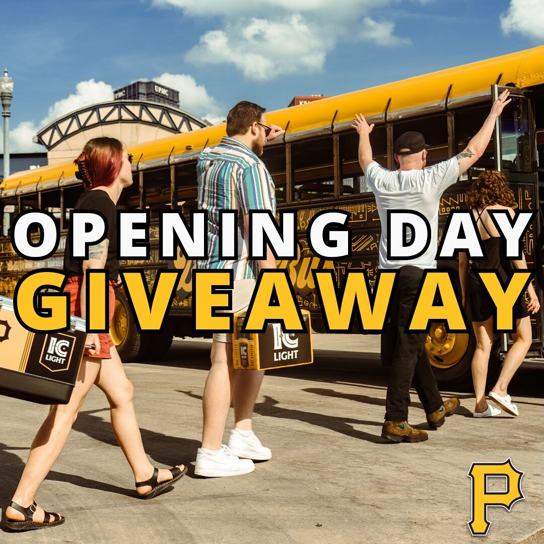 ⚾️PIRATES OPENING DAY GIVEAWAY⚾️

We are excited to announce a HUGE giveaway in collaboration with the @pittsburghpirates 

Enter for your chance to win a pair of CLUB LEVEL tickets to the Pirates home opener on Friday, April 5 at 4:12pm!!!!

We are 