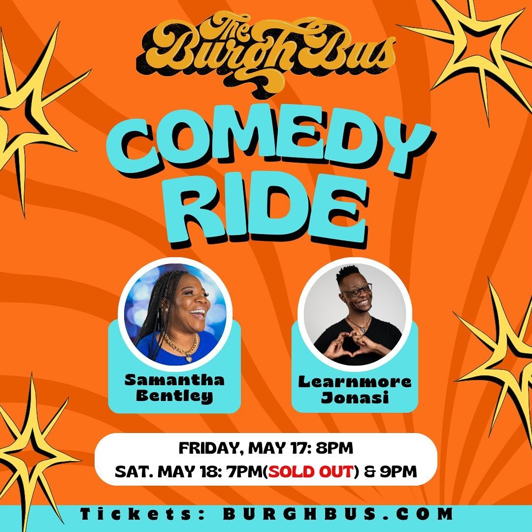 We are SUPER thrilled to have @learnmore_jonasi join us on the bus for the first time this weekend!!

He will be co-hosting 3 rides with Burgh Bus staple @comedian_samantha_bentley 🚌🎤😎

Learnmore Jonasi is a Multi Award Winning Comedian from Zimba