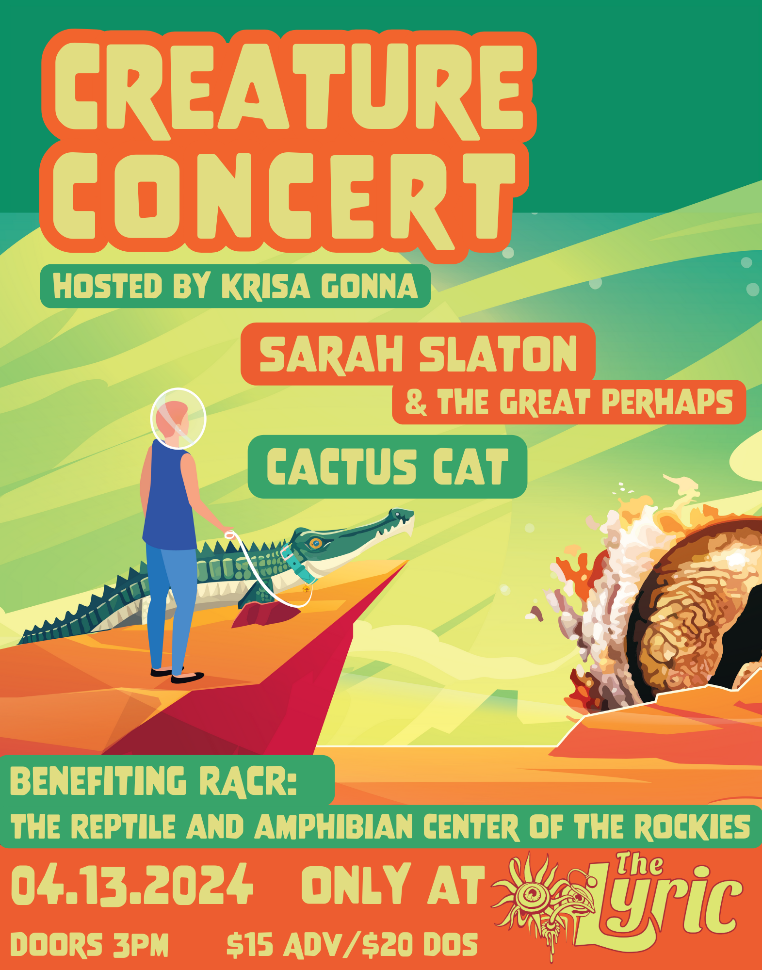 Upcoming Event: Creature Concert 2024 — Reptile & Amphibian Center
