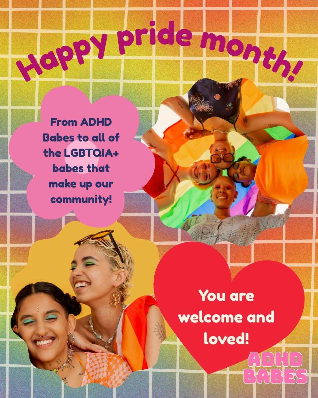 We couldn't let June come to an end without wishing all of the LGBTQIA+ babes that make up our community happy pride month! We LOVE you being a part of our community 💖 🏳️&zwj;🌈 

#adhdbabes #adultadhd #adhdawareness #blackwomen #blacknonbinary #bl