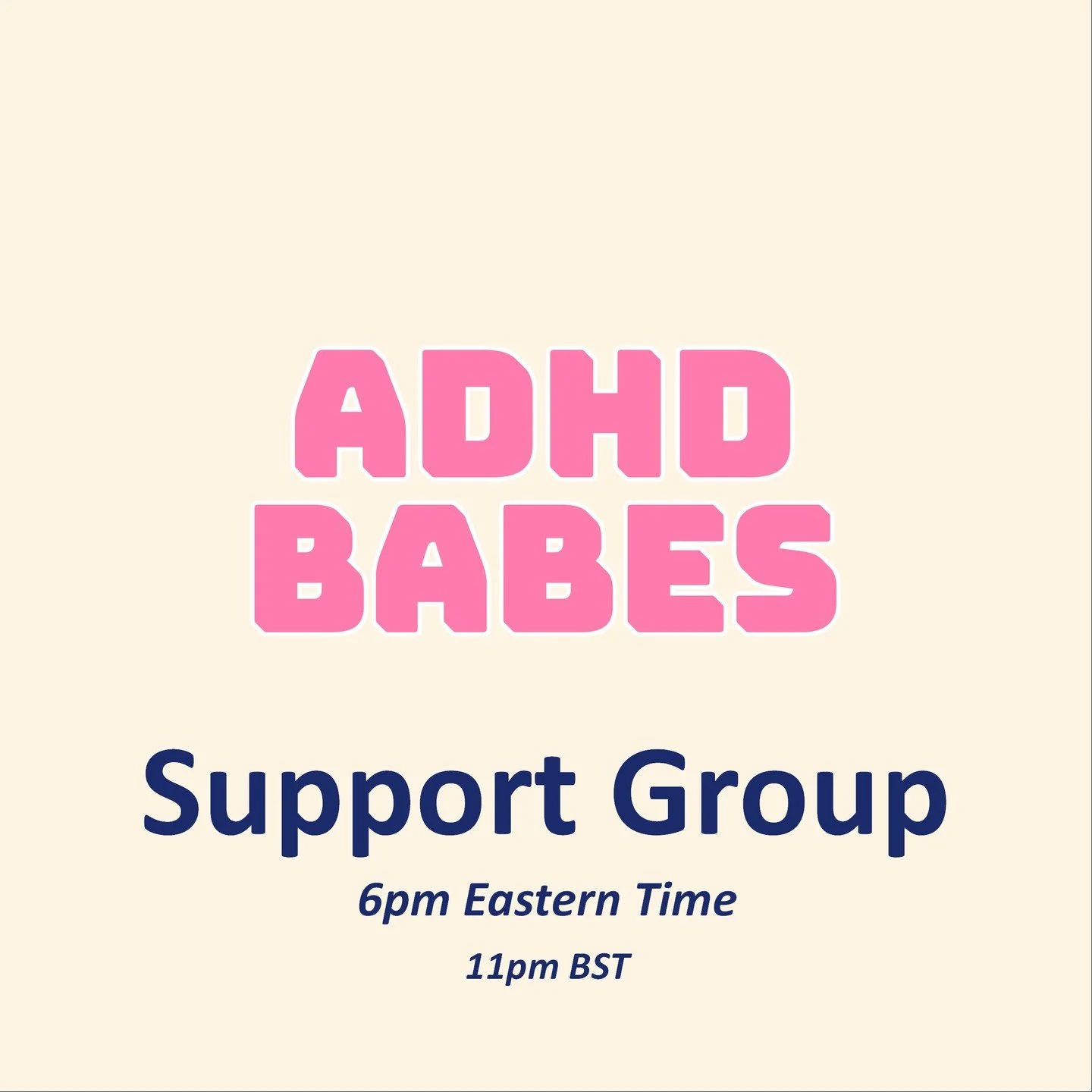 Our next U.S Timezone friendly ADHD support group will be on Wednesday 17th December 6-8PM ET✨✨

Open to Black women and Black non-binary people. A clinical diagnosis is not required to attend! 💖💖

Tickets are live in the link in our bio!

 #adhdsu