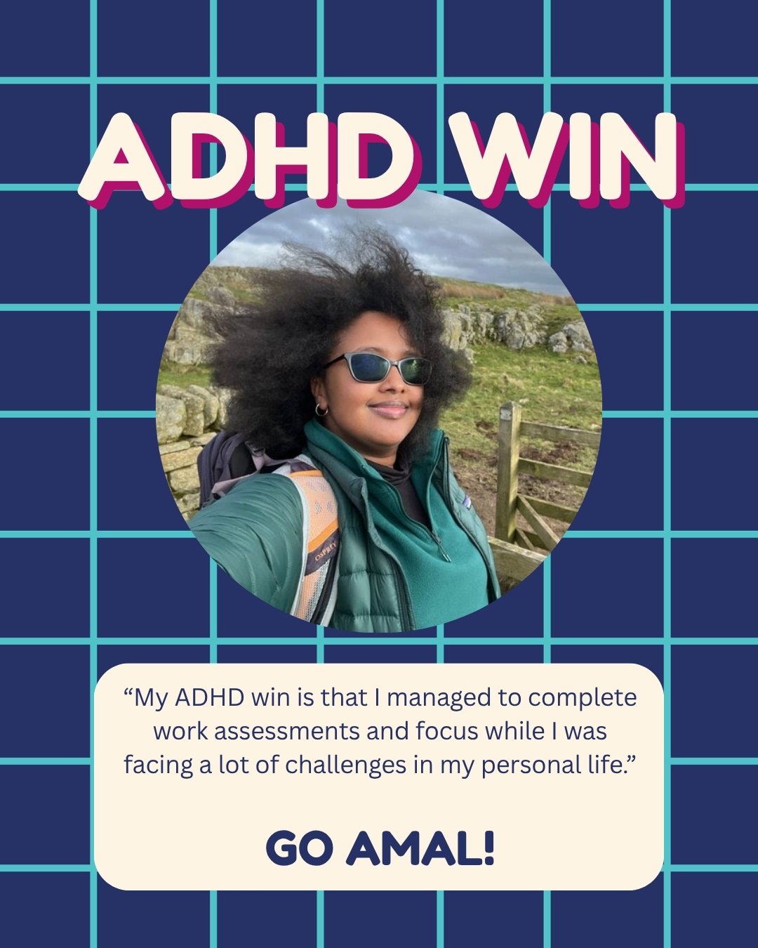 ADHD Win: Work assessments 💻 

Check out our most recent newsletter to read more about Amals win!

#adultadhd #neurodiversity #adhdawareness #blackmindsmatter #blacknonbinary #adhdsupport #blacknonbinarywithadhd #neurodivergentblackwomen