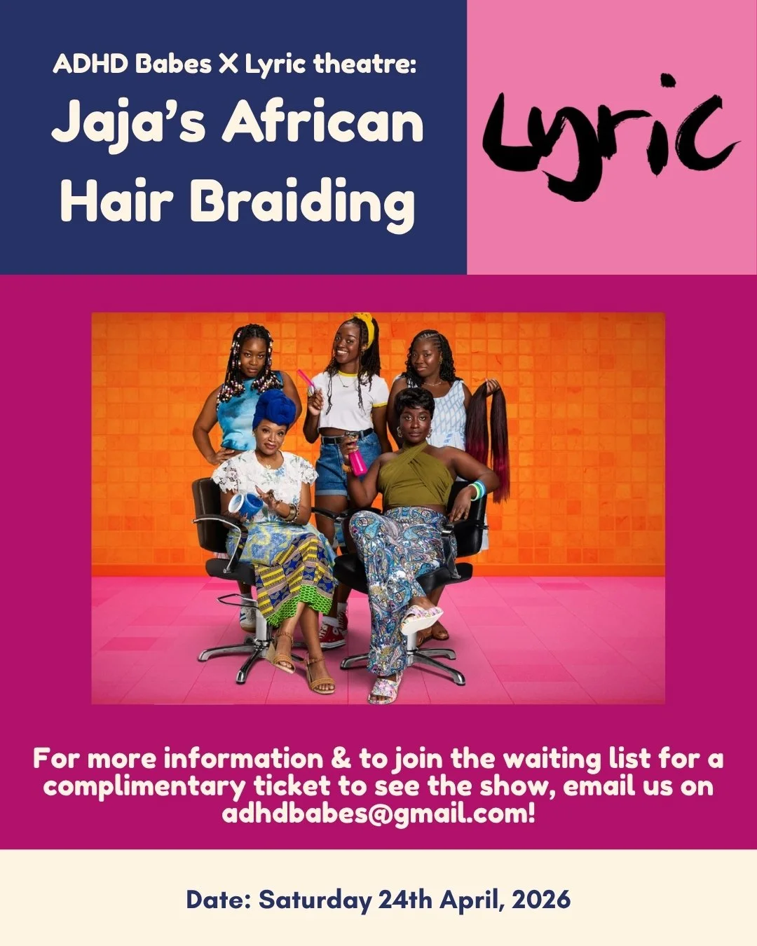 We are looking forward to our next theatre trip to see  Jaja&rsquo;s African Hair Braiding

"Welcome to Jaja&rsquo;s! This bustling Harlem braiding salon is where neighbourhood women come to have their greatest hairstyle dreams come true, all in