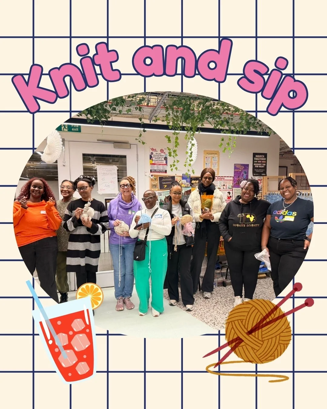 Ever wondered what its like to join a knit and sip? Swipe to hear it straight from the babes!

#adultadhd #neurodiversity #adhdawareness #blackmindsmatter #blacknonbinary #blackwomenwithadhd #adhdsupportgroup #blacknonbinarywithadhd #adhdbabes #knitt