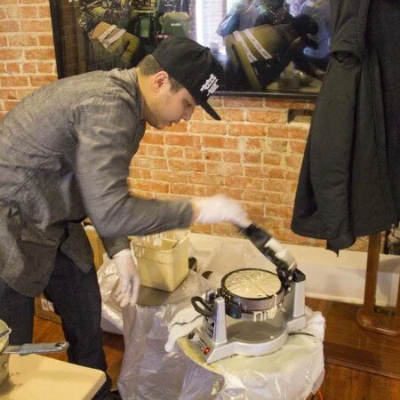 Waffles at Daniel Arsham.jpeg