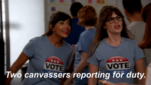 1st Door Knocking Day! 