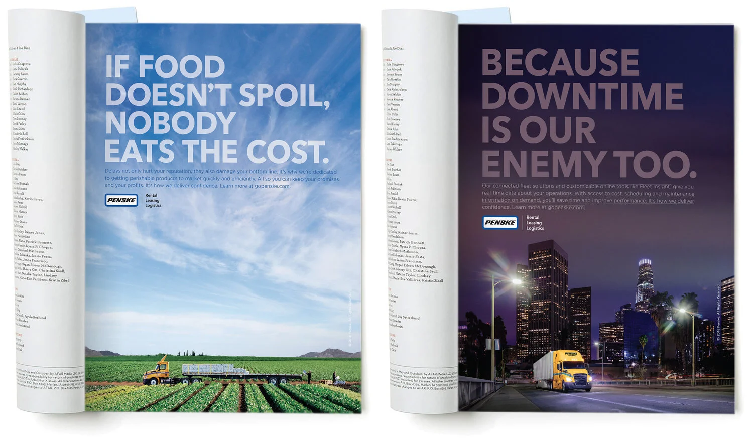  We also did actual photoshoots and print ads. 