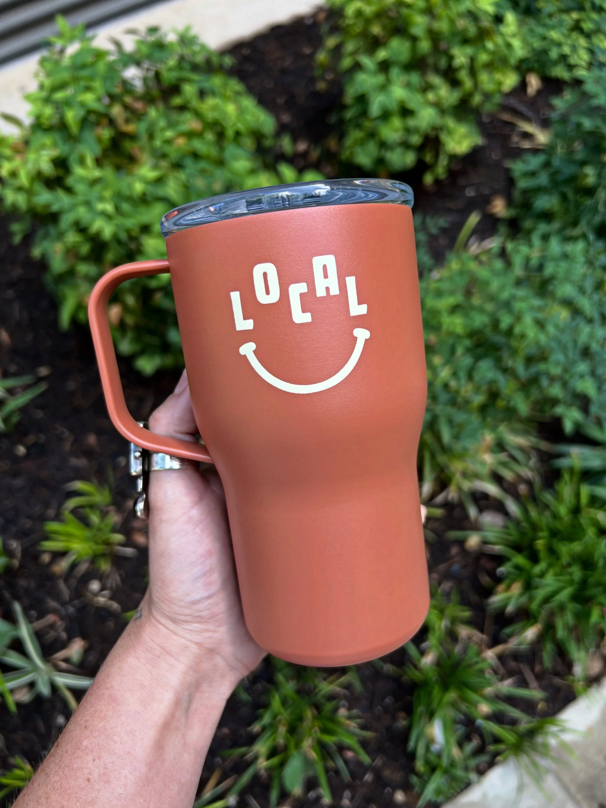 we think this&rsquo;ll be your new favorite keep-cup. @created.co roam mug in terracotta 😮&zwj;💨 16oz | $36