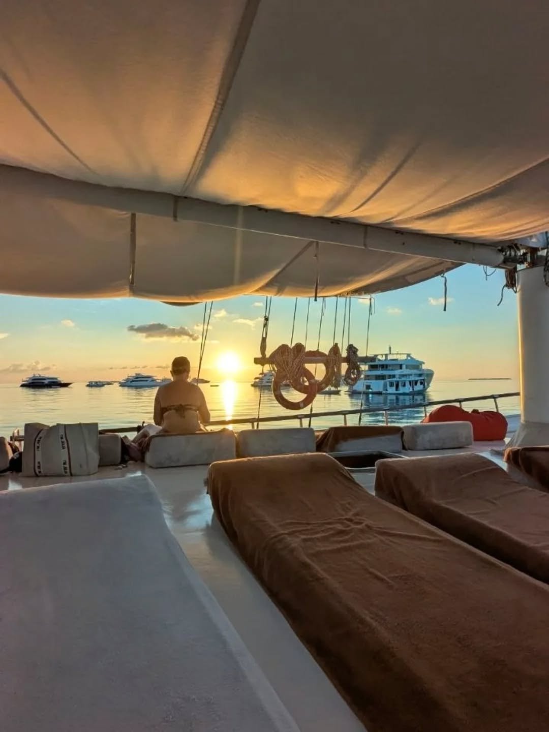 Drifting through turquoise waters, chasing sunsets, fishes everywhere and quiet moments at sea. 
Life aboard Pearl 111 is slow, simple and endlessly beautiful.

#pearl111 #liveaboard #maldivestravel #yachtcharter #snorkelingtrip
