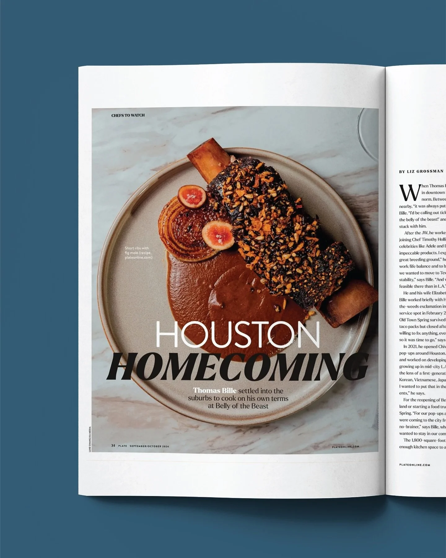 Last year, we had the privilege of shooting this spread for Plate Magazine of Chef Thomas Bille for his restaurant Belly of the Beast. Now with a Bib Gourmand designation and a James Beard Award nomination for best chef, Belly of the Beast is a must 