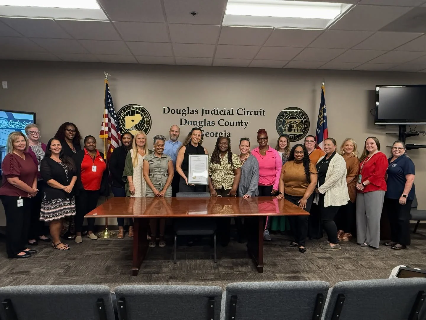 Today is National Homicide Victims Remembrance Day.

Last week, our office was honored to welcome Rehoboth Family Services and their founder, Mrs. Cynthia McGarity, who presented a proclamation from Governor Brian Kemp, officially recognizing this da