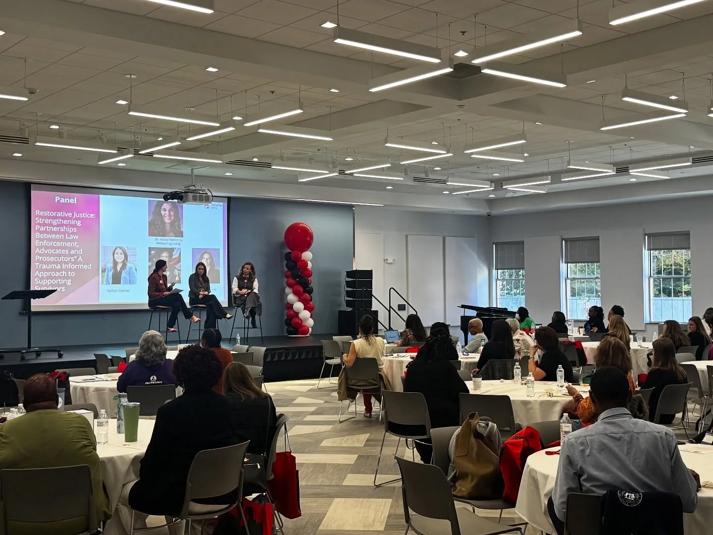 Thank you to Wellspring Living for inviting District Attorney Dalia Racine to participate in the Activate Conference panel discussion on Restorative Justice: A Trauma-Informed Approach to Supporting Survivors.