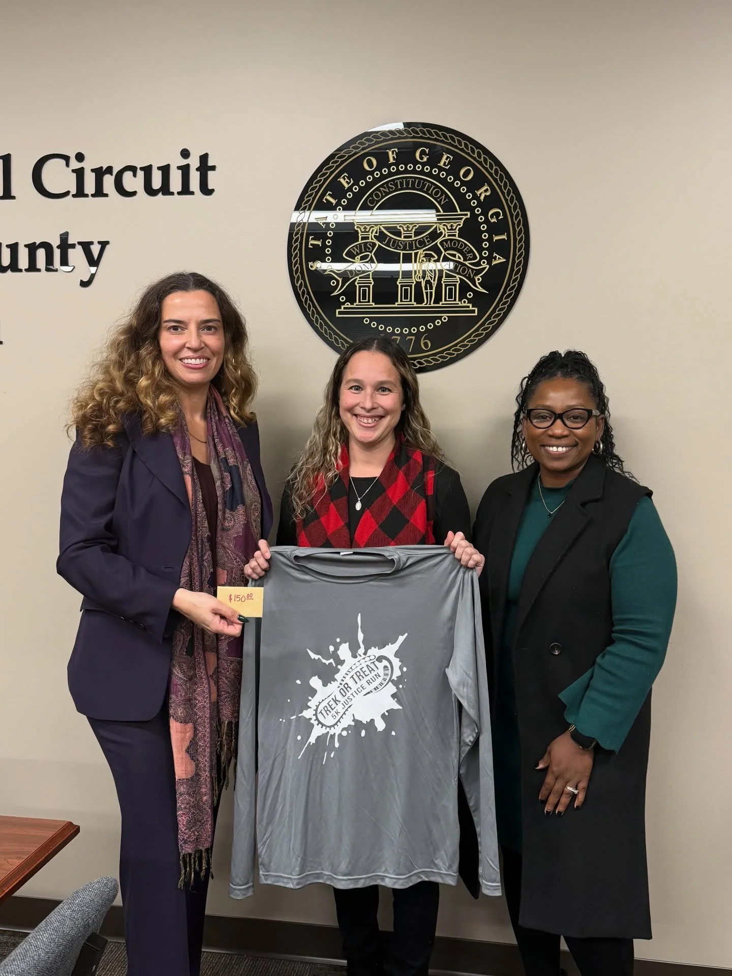 Today is Giving Tuesday! 

On this Giving Tuesday we held a check presentation to all of our partners to distribute the funds raised from this year&rsquo;s Trek or Treat 5K Justice Run. This year the Douglas County District Attorney&rsquo;s Office an