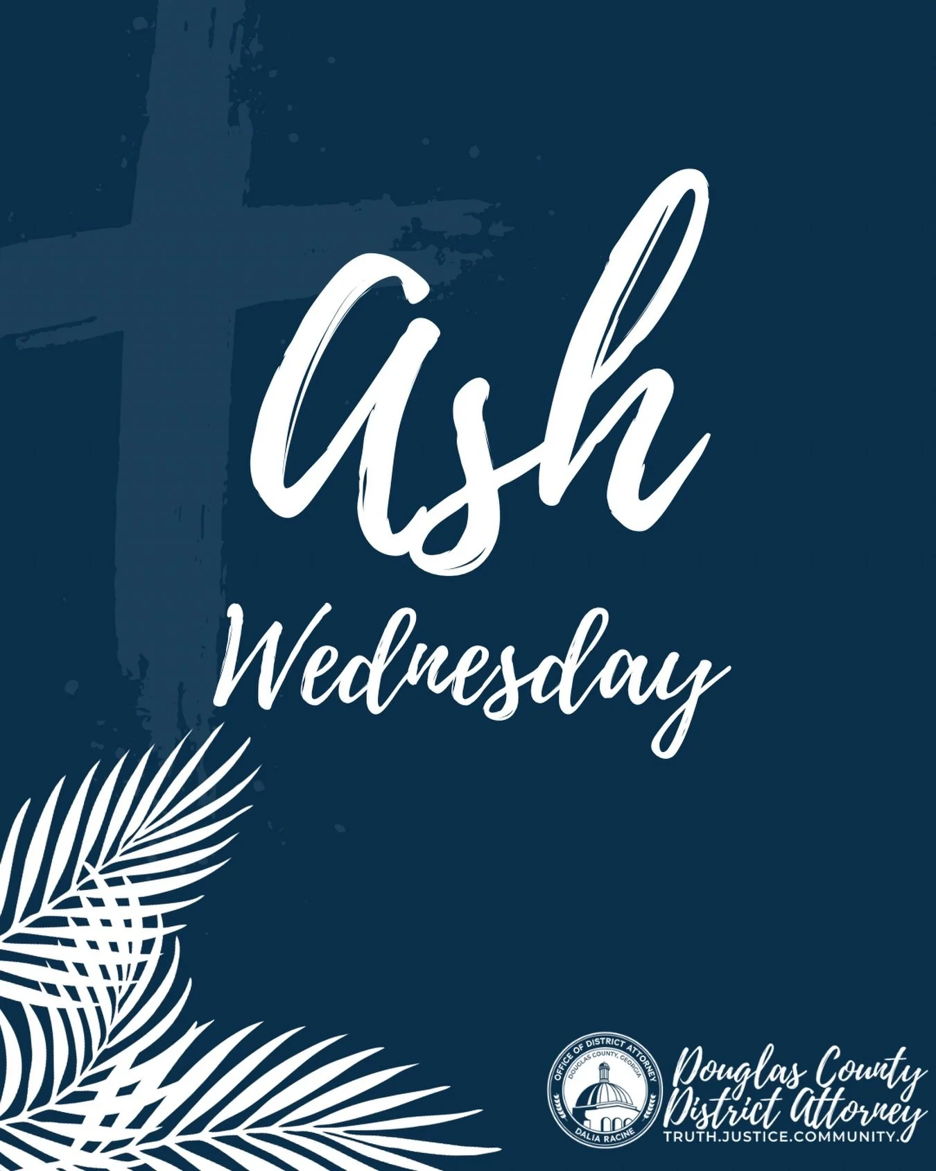 On this Ash Wednesday, we acknowledge the beginning of Lent for many Douglas County residents.

May this season be one of reflection, grace, and hope for all who observe.