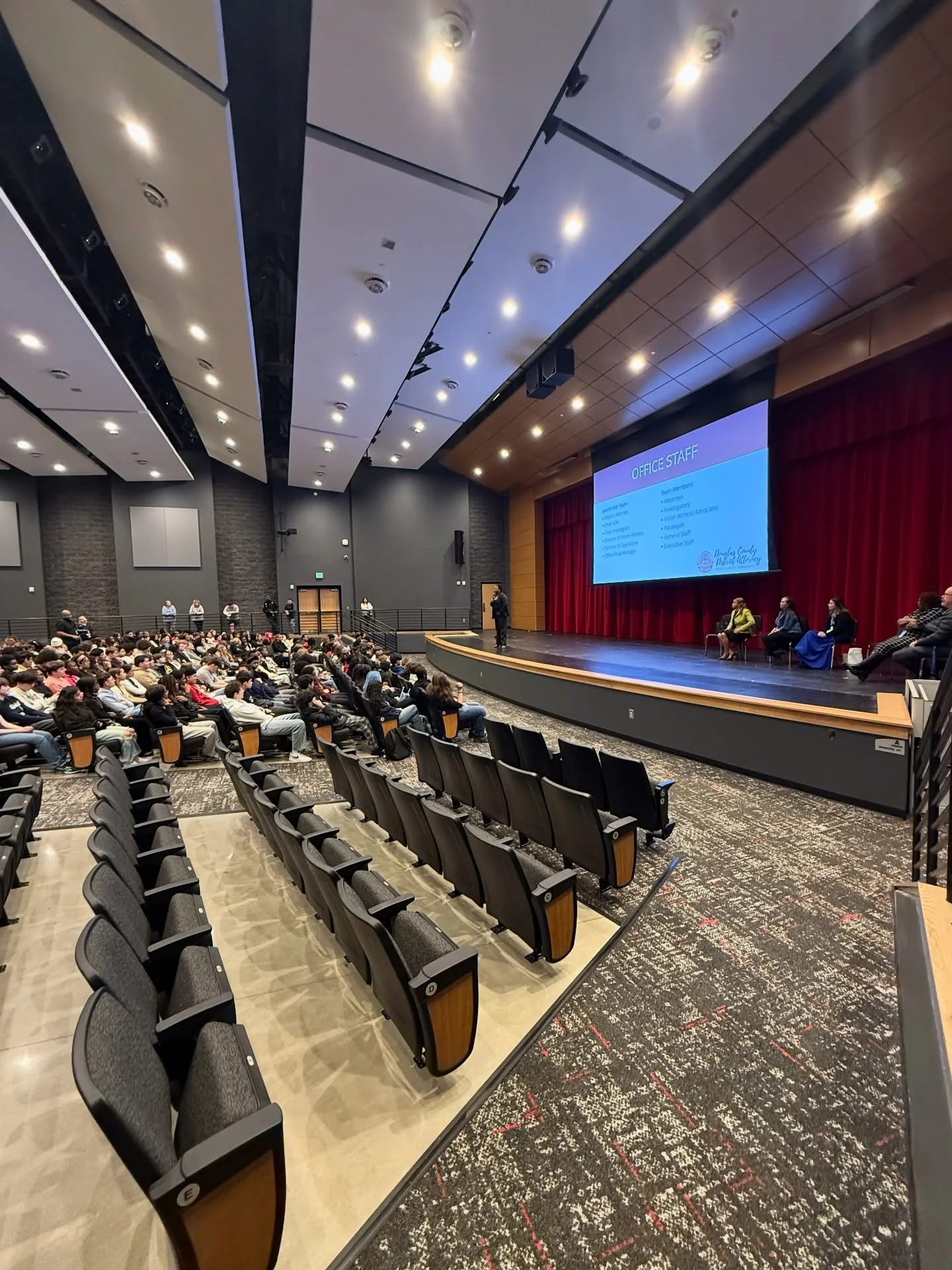 Members of our office spoke ar Alexander High School about the various careers in our office. Each team member discussed their role, their educational background, and why they chose this career path. 

Thank you to Alexander High School for having us