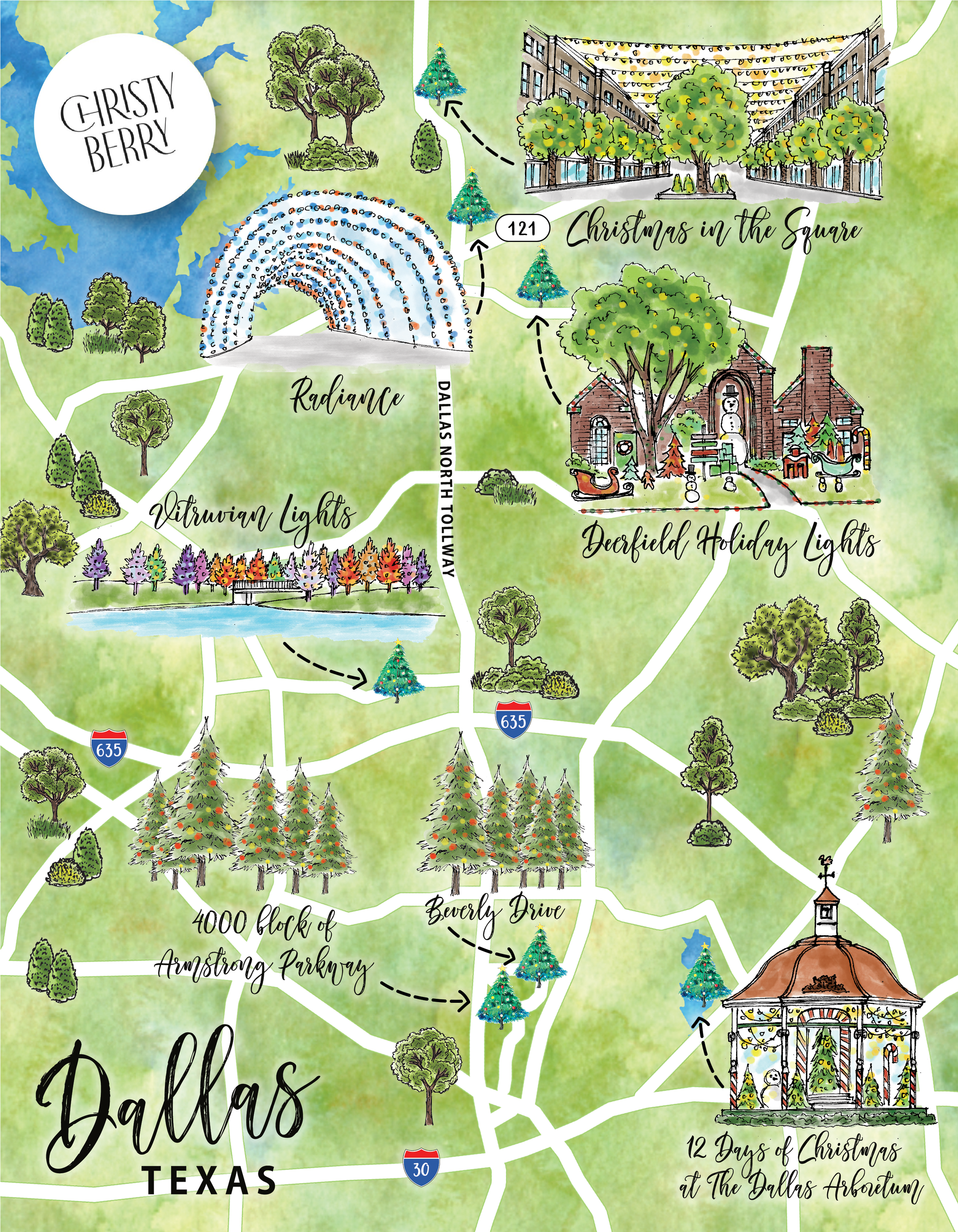 Christy's 2023 Christmas Lights Tour — Christy Berry