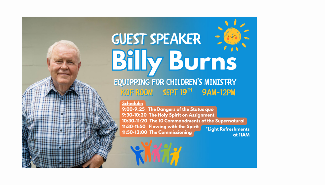Billy Burns - Equipping for Children's Ministry