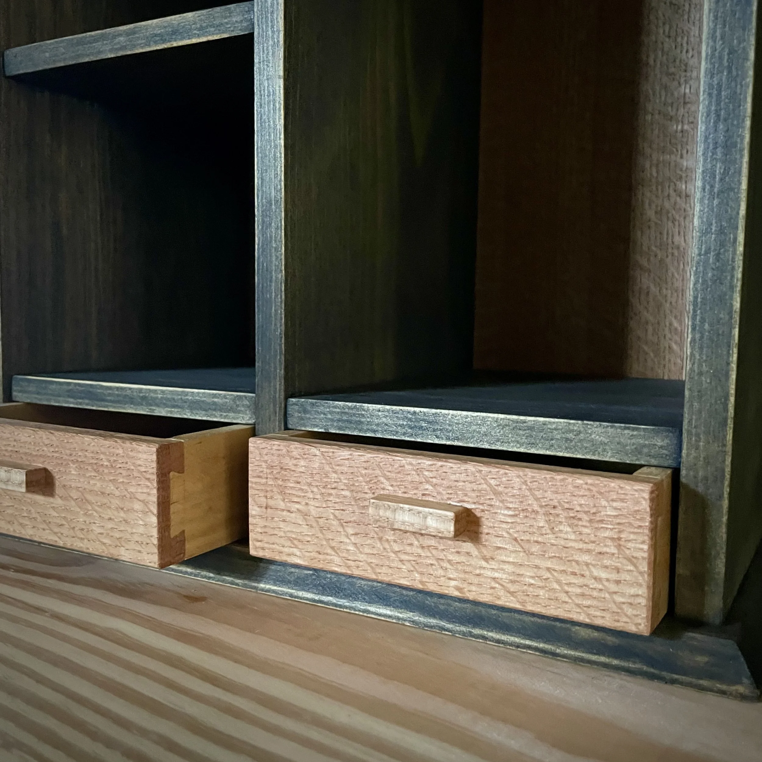 Rustic Oak & Cypress Whiskey Cabinet 4.jpeg