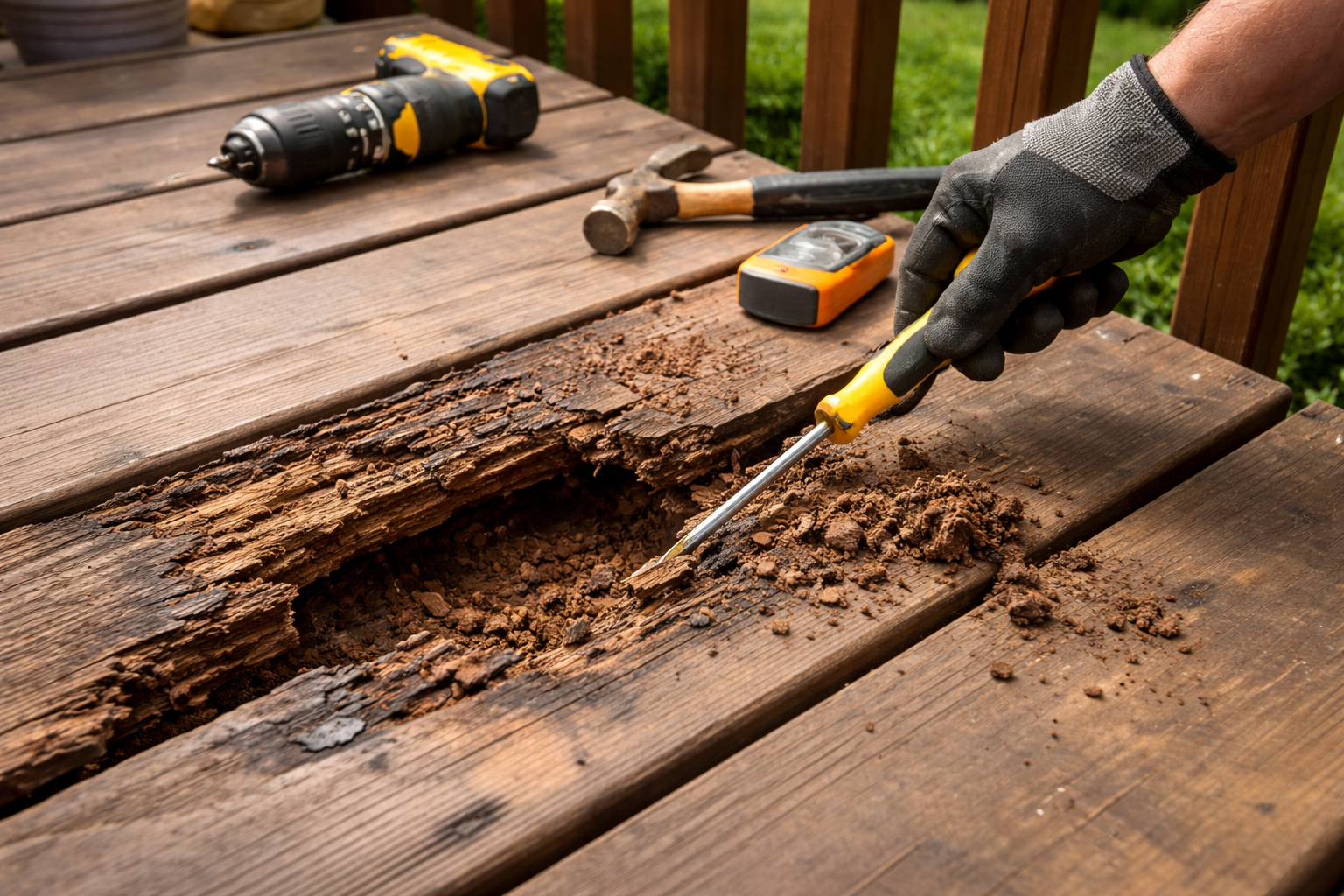 The Ultimate Guide to Detecting Wood Rot on Decks