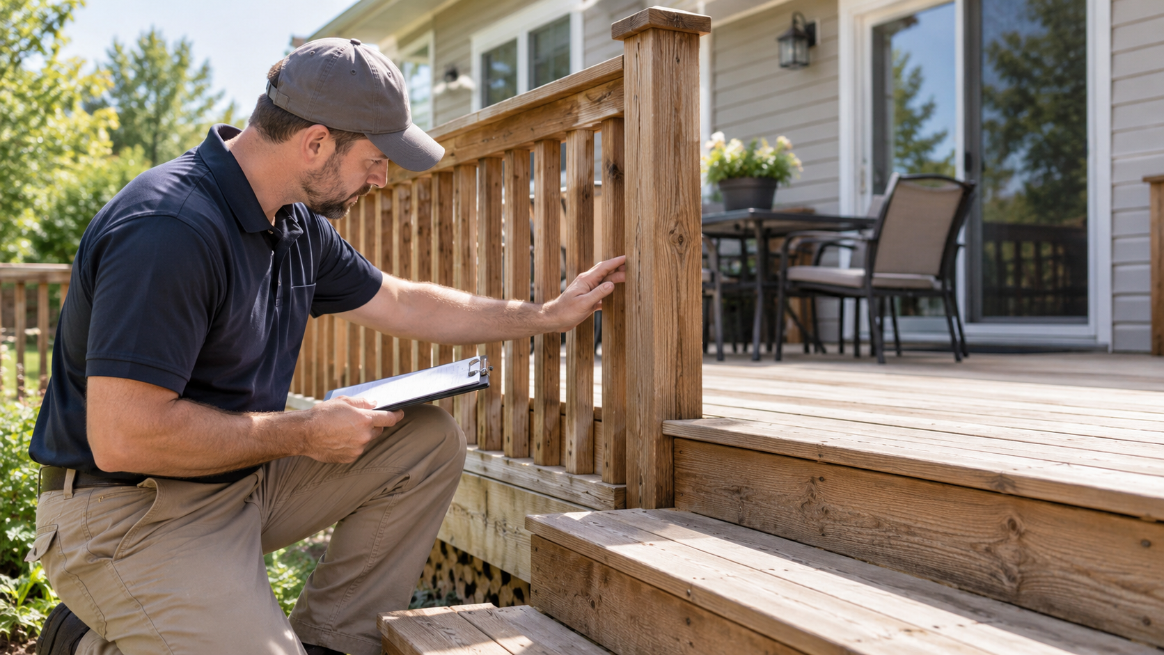 Professional deck inspection report