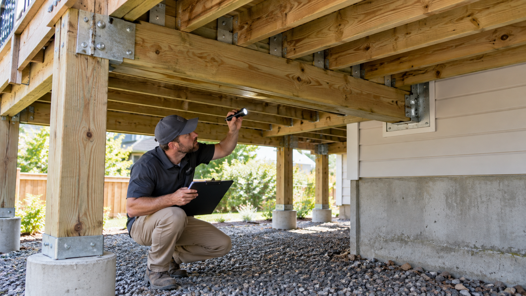 Structural deck inspection report