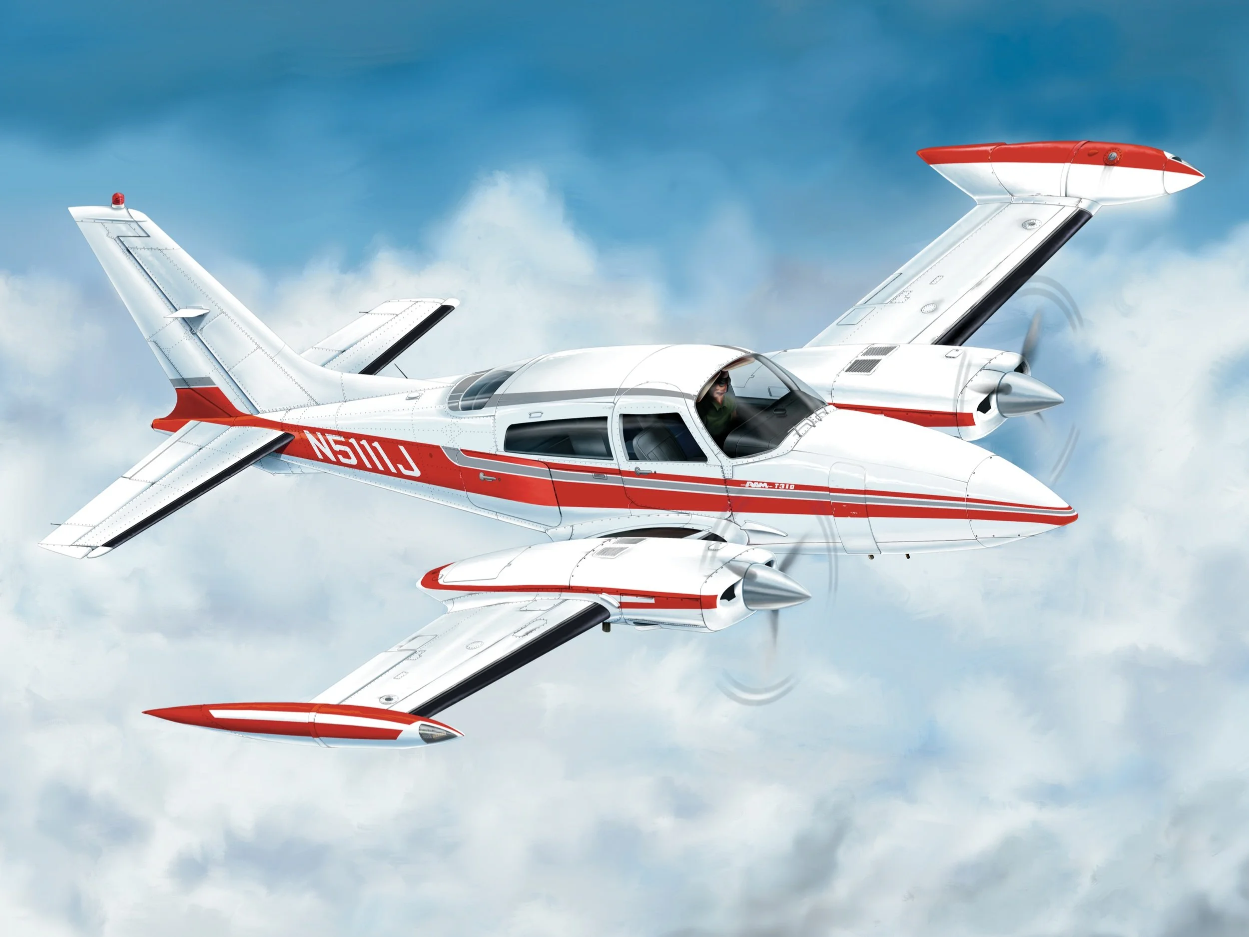 Cessna 310 N5111J (Digital 2025)