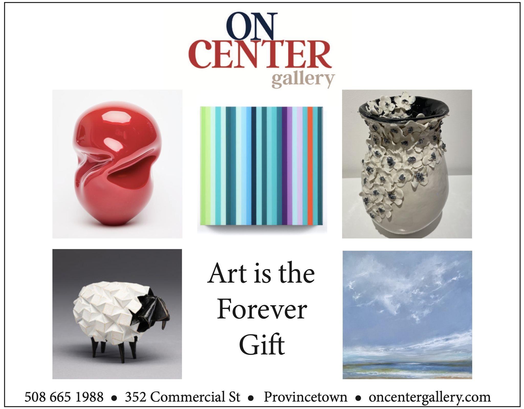 @oncentergallery is open every weekend through the end of the year&mdash;and always available by appointment. 🌟

Stop by to explore captivating works from talented artists or schedule a private viewing to experience art at your own pace.

📅 Open We