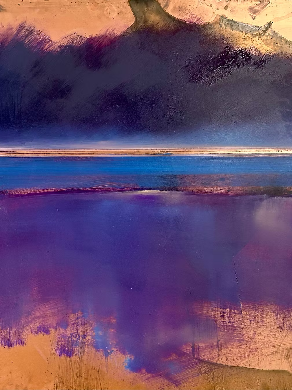 Michael Marrinan, Light Time, oil on copper, 24x38