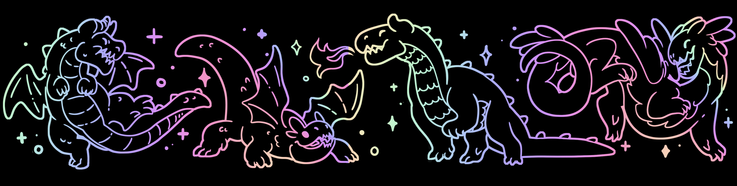 Dancing Dragons Holographic Washi Tape — KINTHEARTIST
