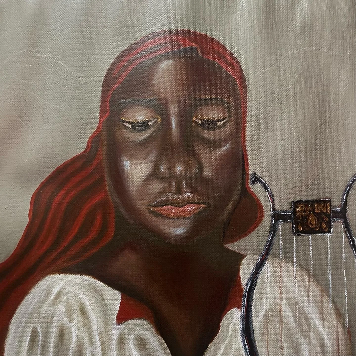 "October's Overture", 2022, 12x12 inches, Acrylic on canvas paper