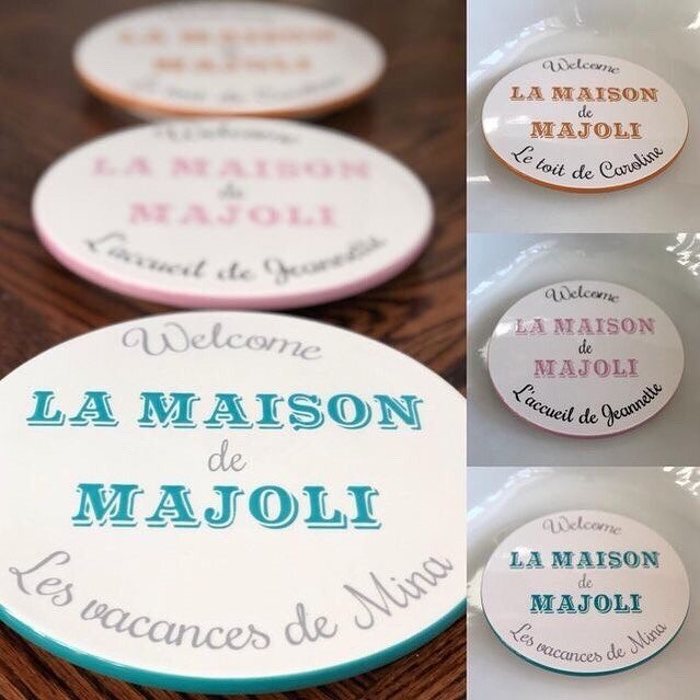 The one item that you never think of but always need is a trivet.
These custom ones are both attractive and functional. #lamaisondemajoli #ceramics #toronto #canada #trivet #customgift  #commealamaisonbyfrance