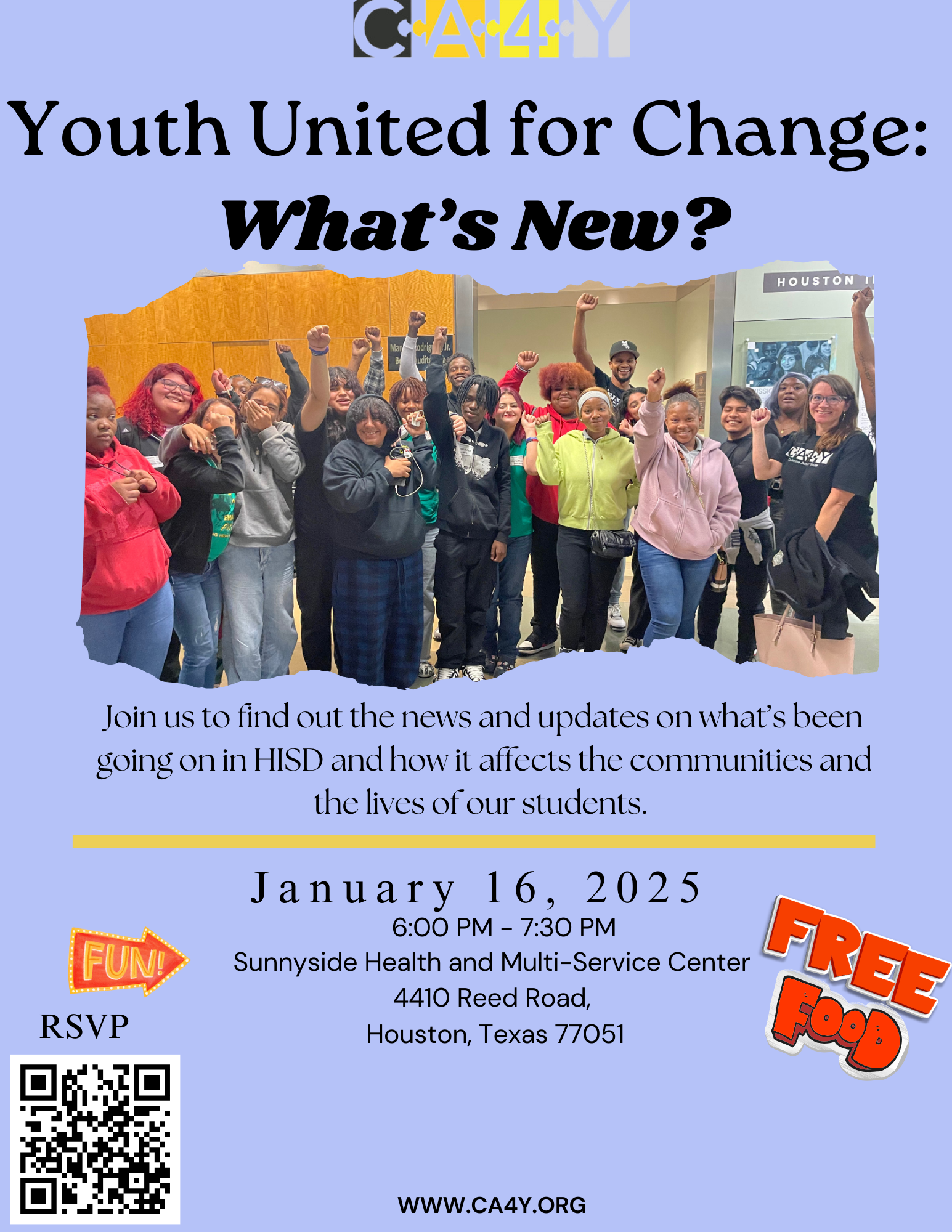Youth United for Change: What's New?