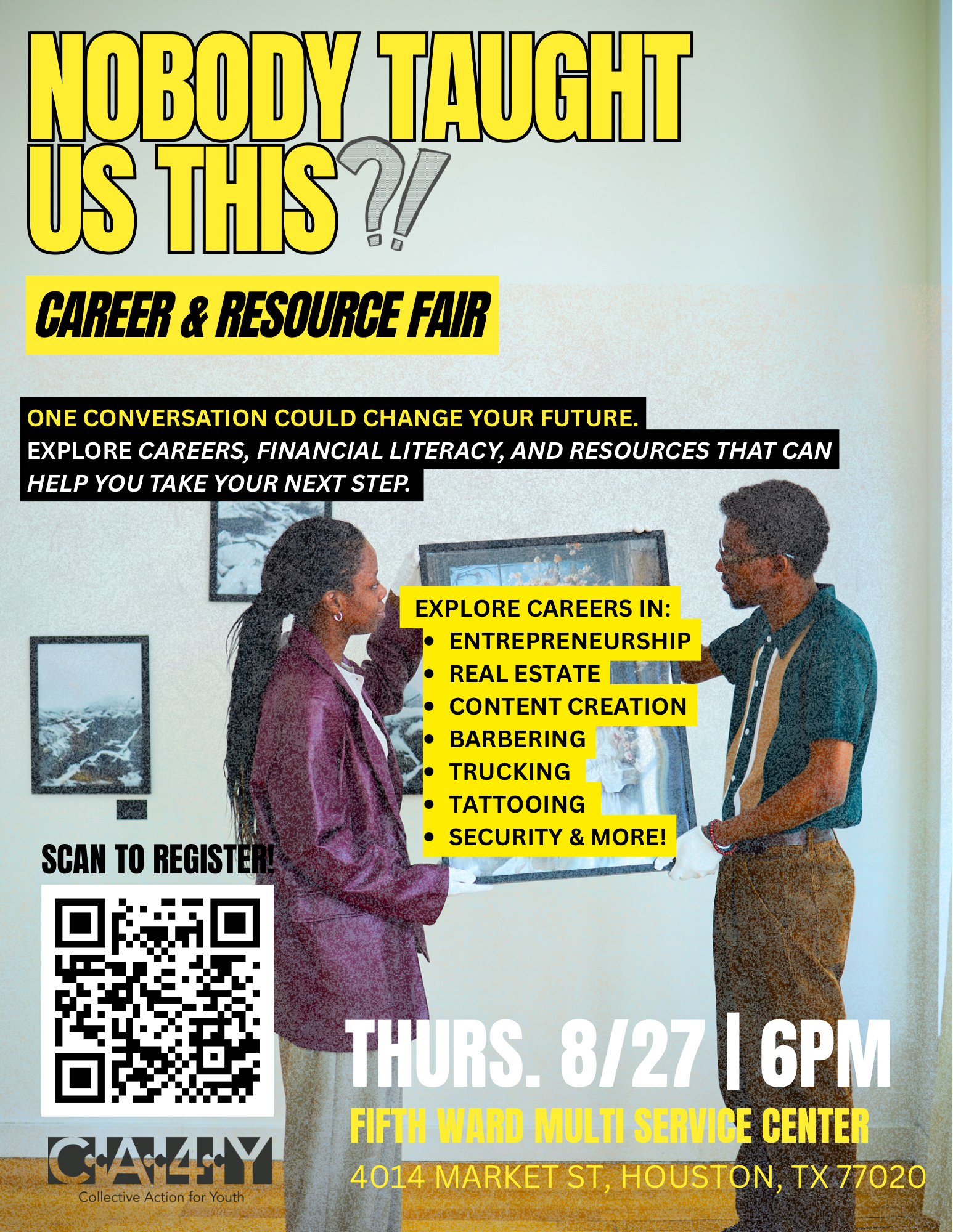 Nobody Taught Us This?! Career &amp; Resource Fair