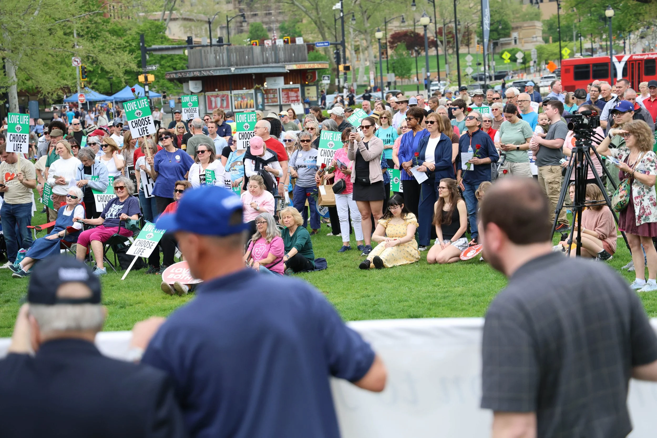 Pro-life orgs. hold inaugural march in Schenley Plaza