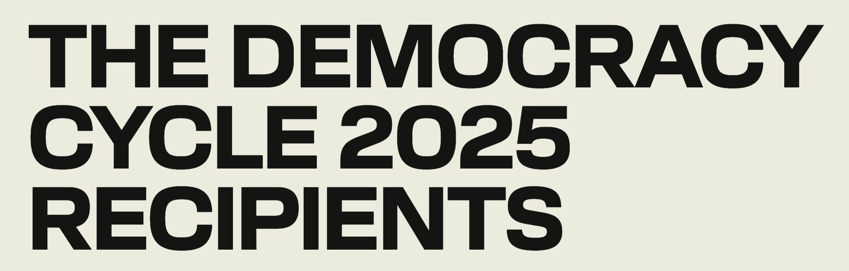 Democracy Cycle Commission