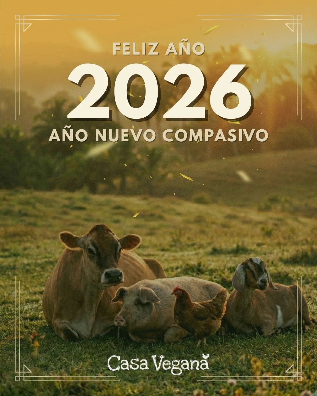 🎉 Feliz 2026 ✨

Al comenzar este nuevo a&ntilde;o, en Casa Vegana renovamos nuestro compromiso con una vida m&aacute;s justa para los animales, las personas y el planeta 🤍🌍

Que este a&ntilde;o venga con decisiones m&aacute;s conscientes 🧠 mesas 