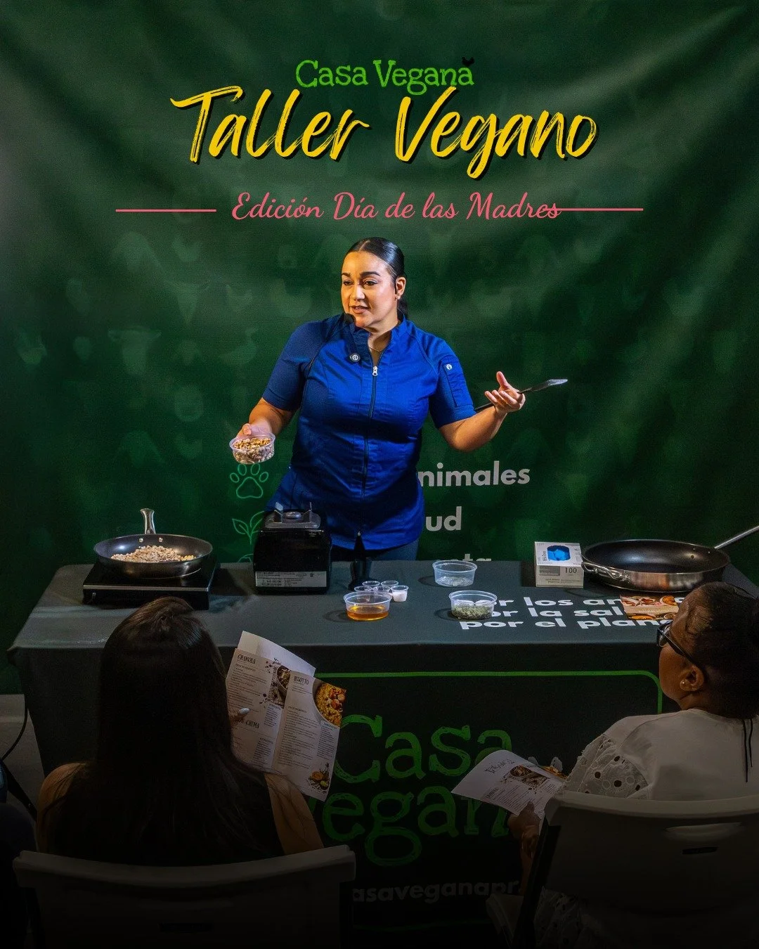 Gracias a todas las personas que fueron parte de este hermoso Taller Vegano: Edici&oacute;n D&iacute;a de las Madres 💚💐

Fue una tarde llena de aprendizaje, sabor, comunidad y conexi&oacute;n. Nos emociona seguir creando espacios donde podamos comp