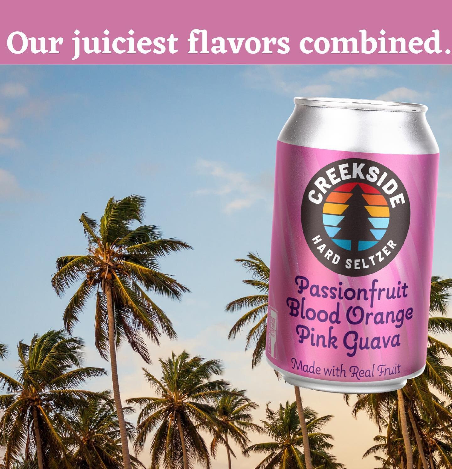 Last but certainly not least on our flavor docket is Passionfruit, Blood Orange, Guava. Sail away in a single sip with this fresh fruity flavor.