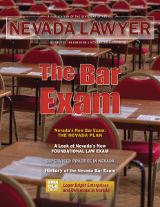 Nevada Lawyer Magazine Publication