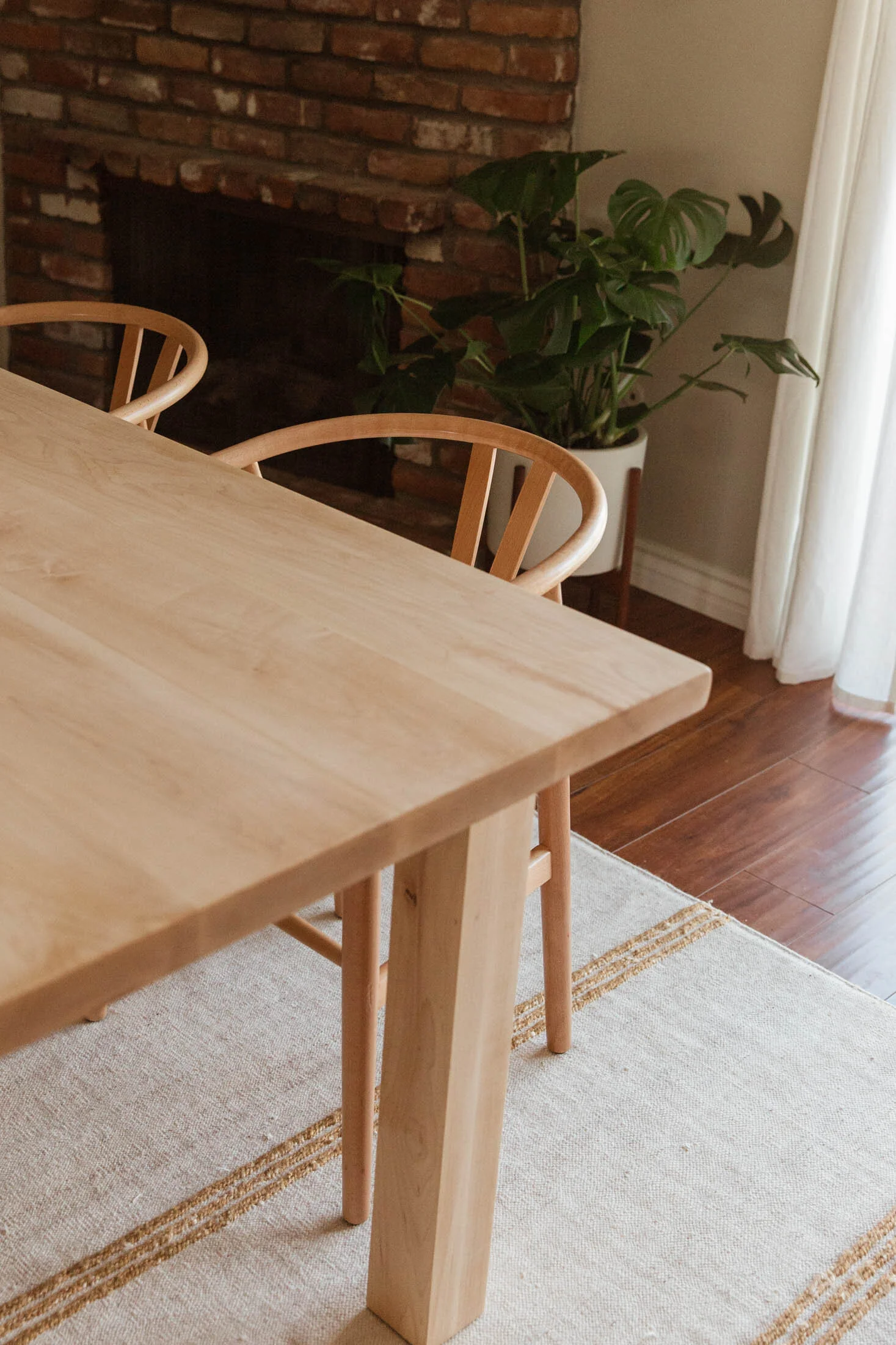 Custom Maple dining table